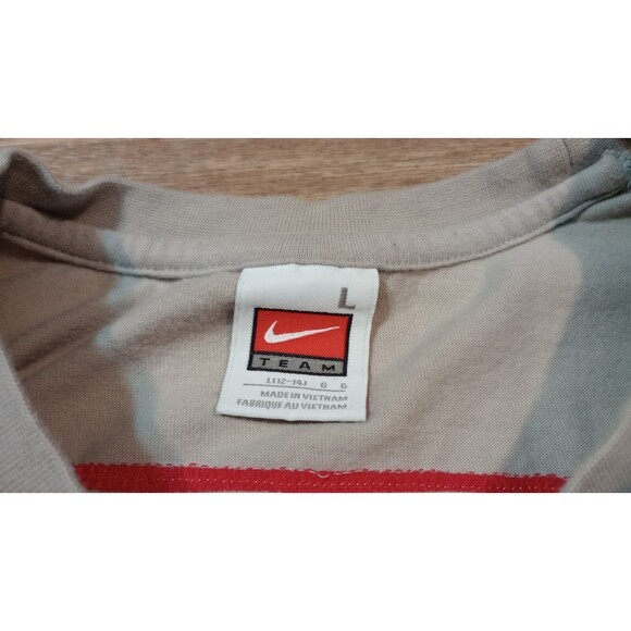 VINTAGE Nike Team Ohio State Shirt Womens Large Red OSU Buckeyes Crew Neck Adult - Picture 3 of 16